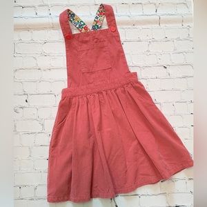 Mini Boden Corduroy Pinafore dress 9/10T